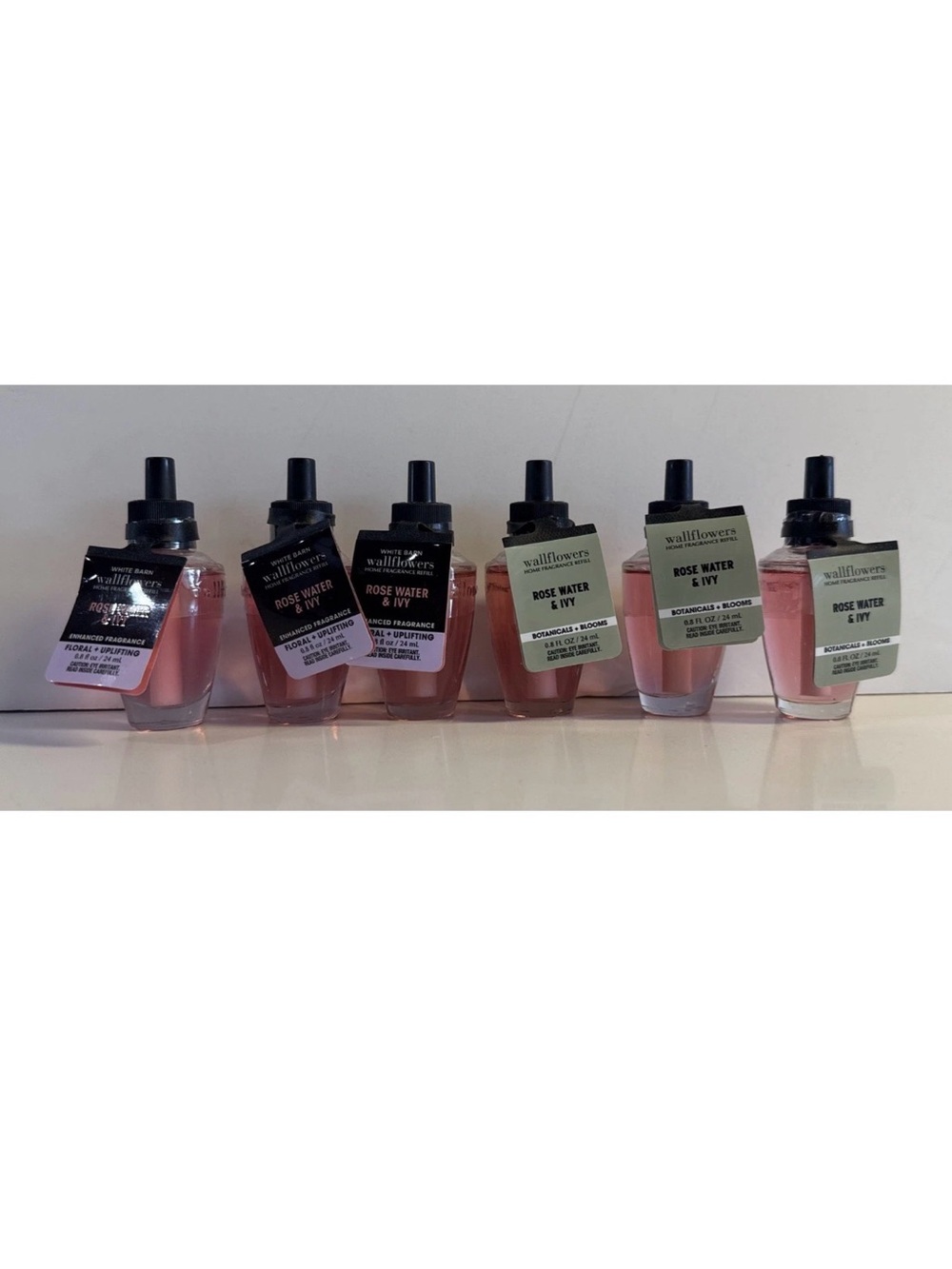 *Bath & Body Works Rose Water & Ivy Wallflowers Refill 0.8oz 6pack - NEW